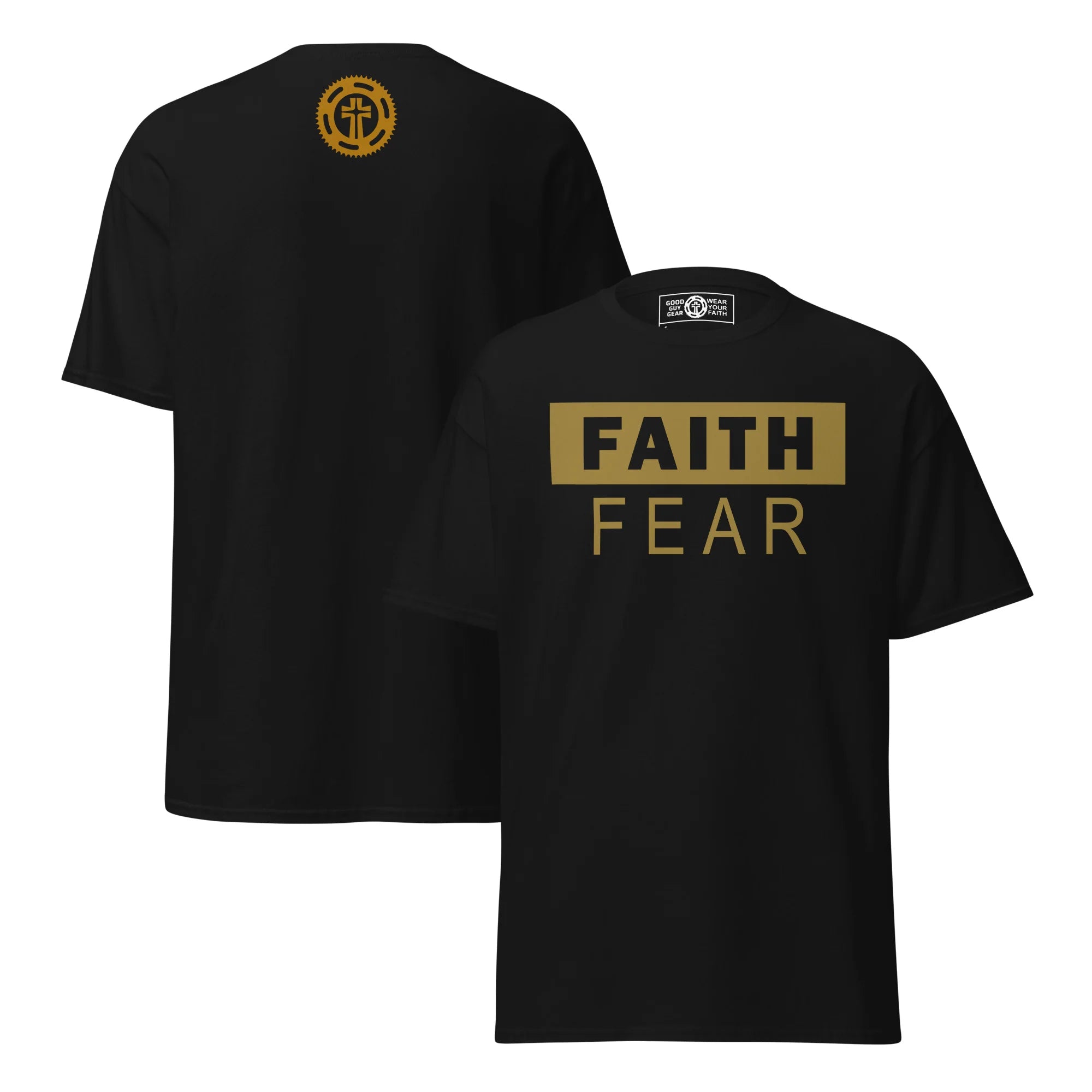BOLD Faith – Faith Over Fear Gold Edition T-Shirt | Good Guy Gear