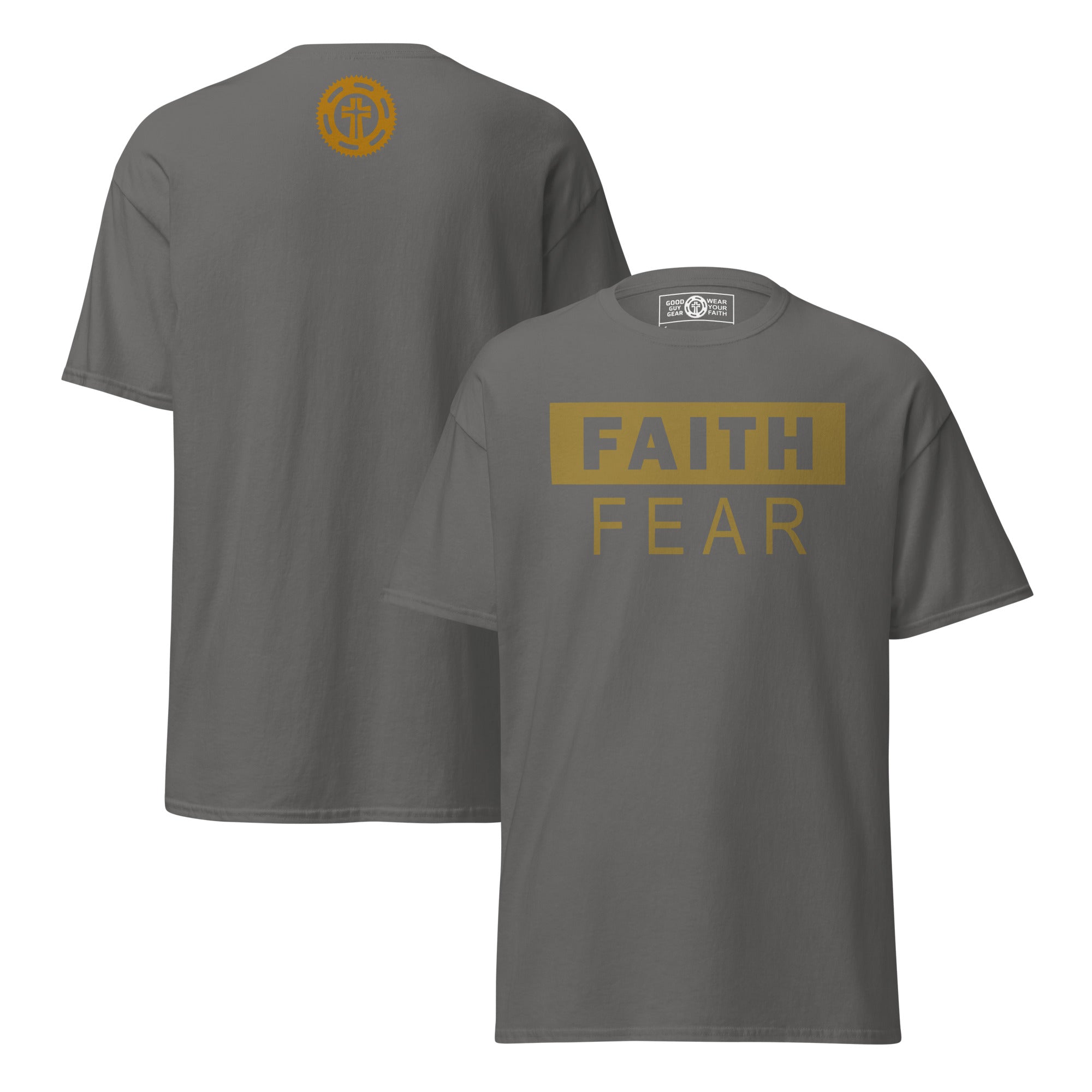 BOLD Faith – Faith Over Fear Gold Edition T-Shirt | Good Guy Gear